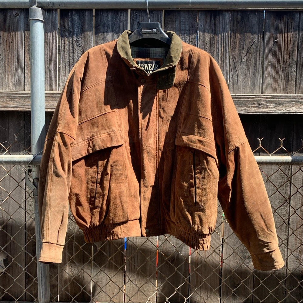 U2 Wear 100% Brown Leather Jacket with warm lining